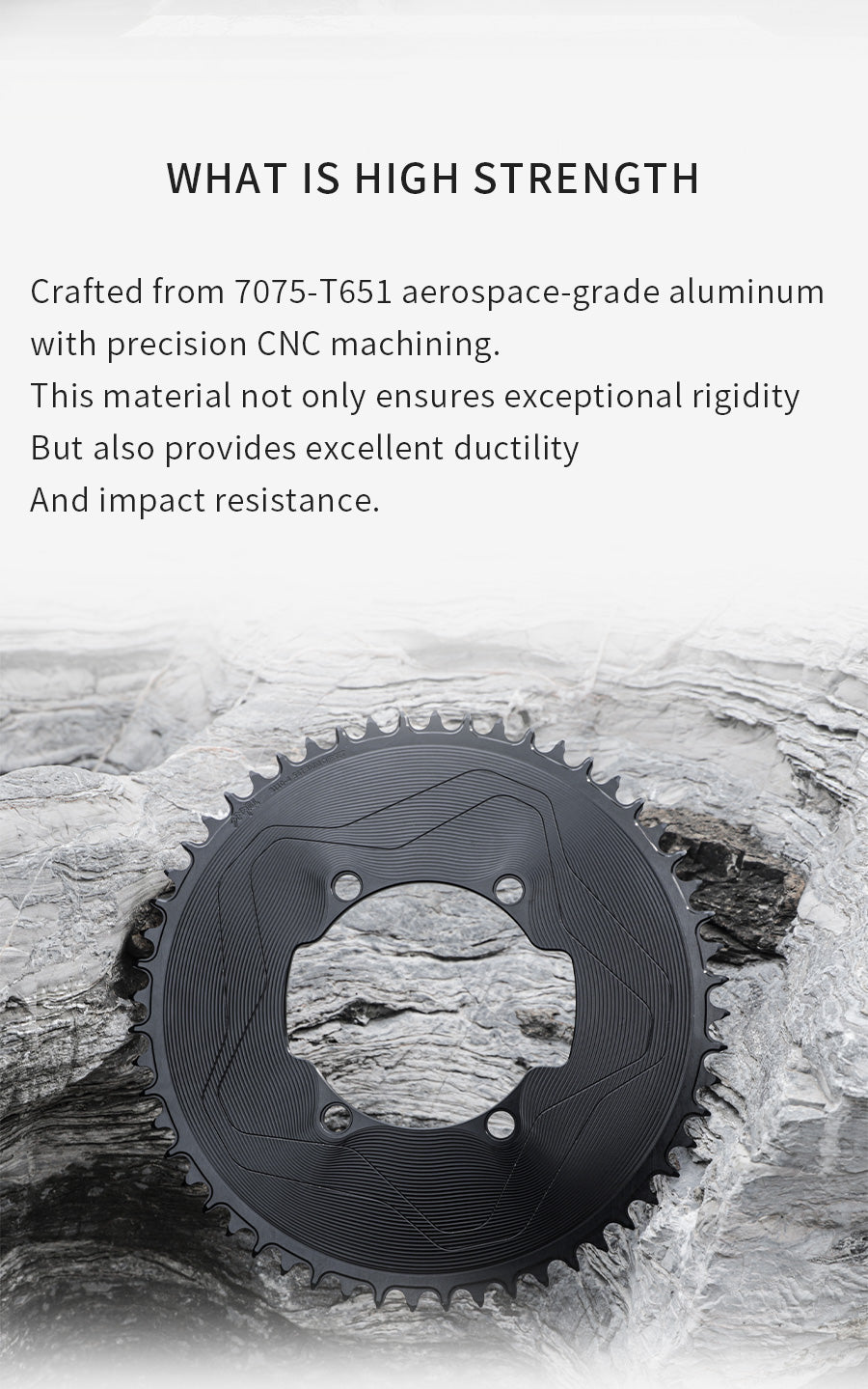SRAM SRM7 SRM9 110BCD 3mm offset AERO Narrow Wide Chainring 46-58T