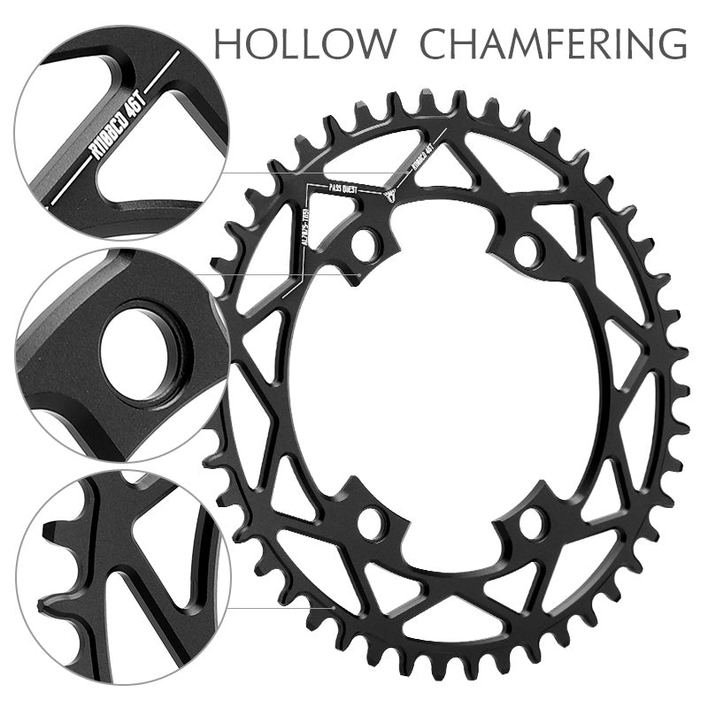 R110BCD (4-bolt ) Round Narrow Wide Chainring