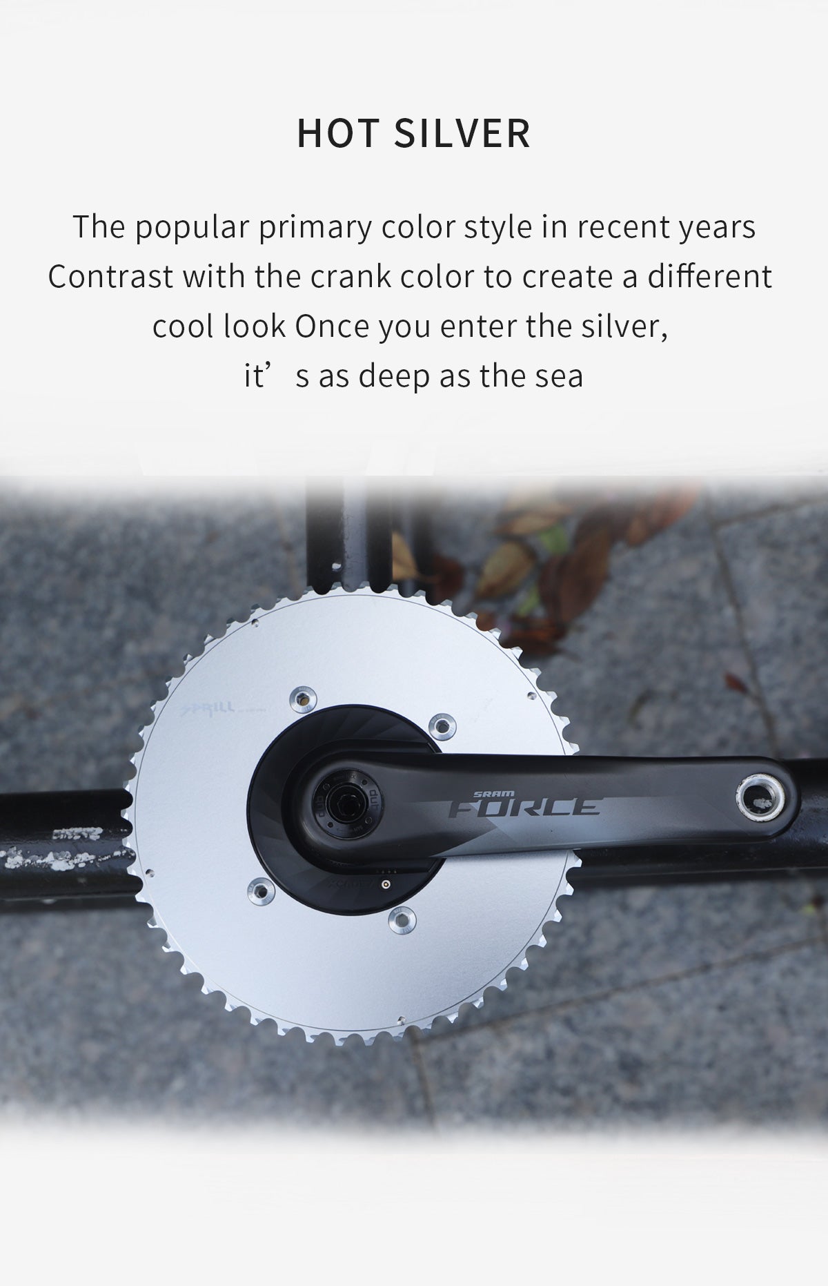 SRAM FORCE 107BCD 2X Sprocket AERO Road bike Gravel bike 12s