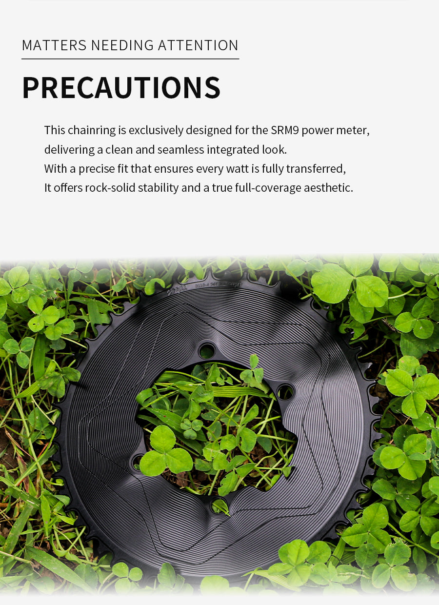 SRAM SRM7 SRM9 110BCD 3mm offset AERO Narrow Wide Chainring 46-58T