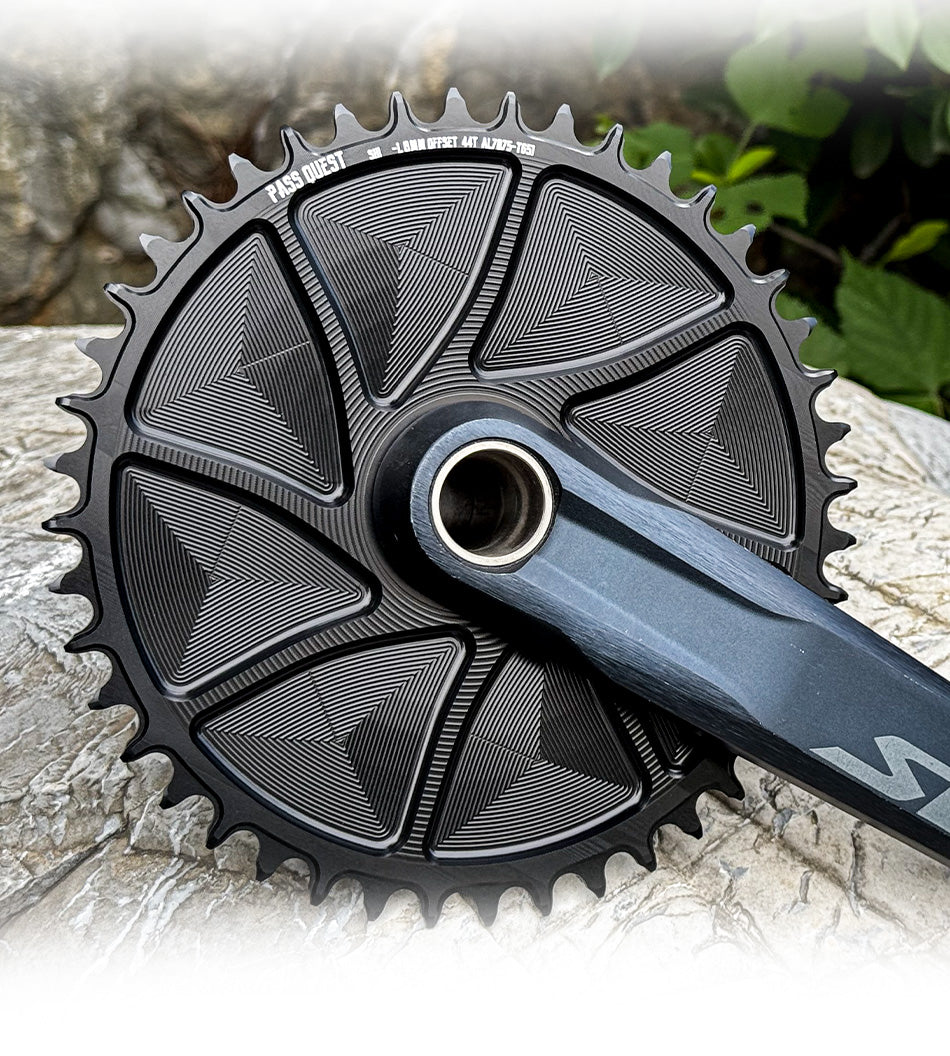 SHIMANO (1.8mm inward/outward offset) GRAVEL/ROAD narrow wide chainring 40-48T