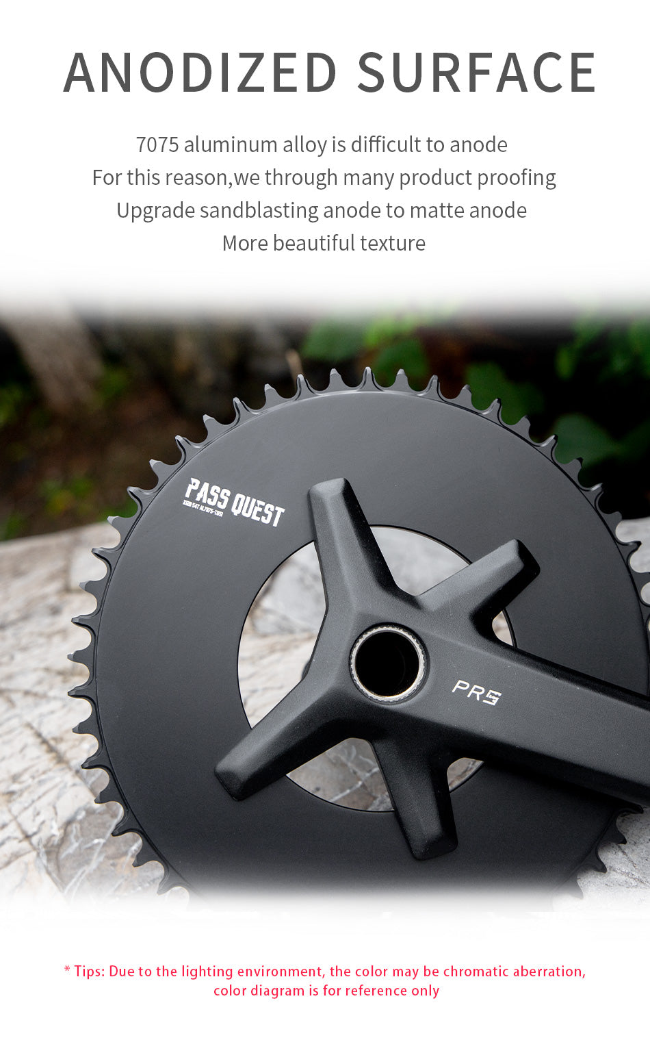 X120BCD (4-bolt AERO) for SENICX PR5 round narrow wide sprockets 38-58T