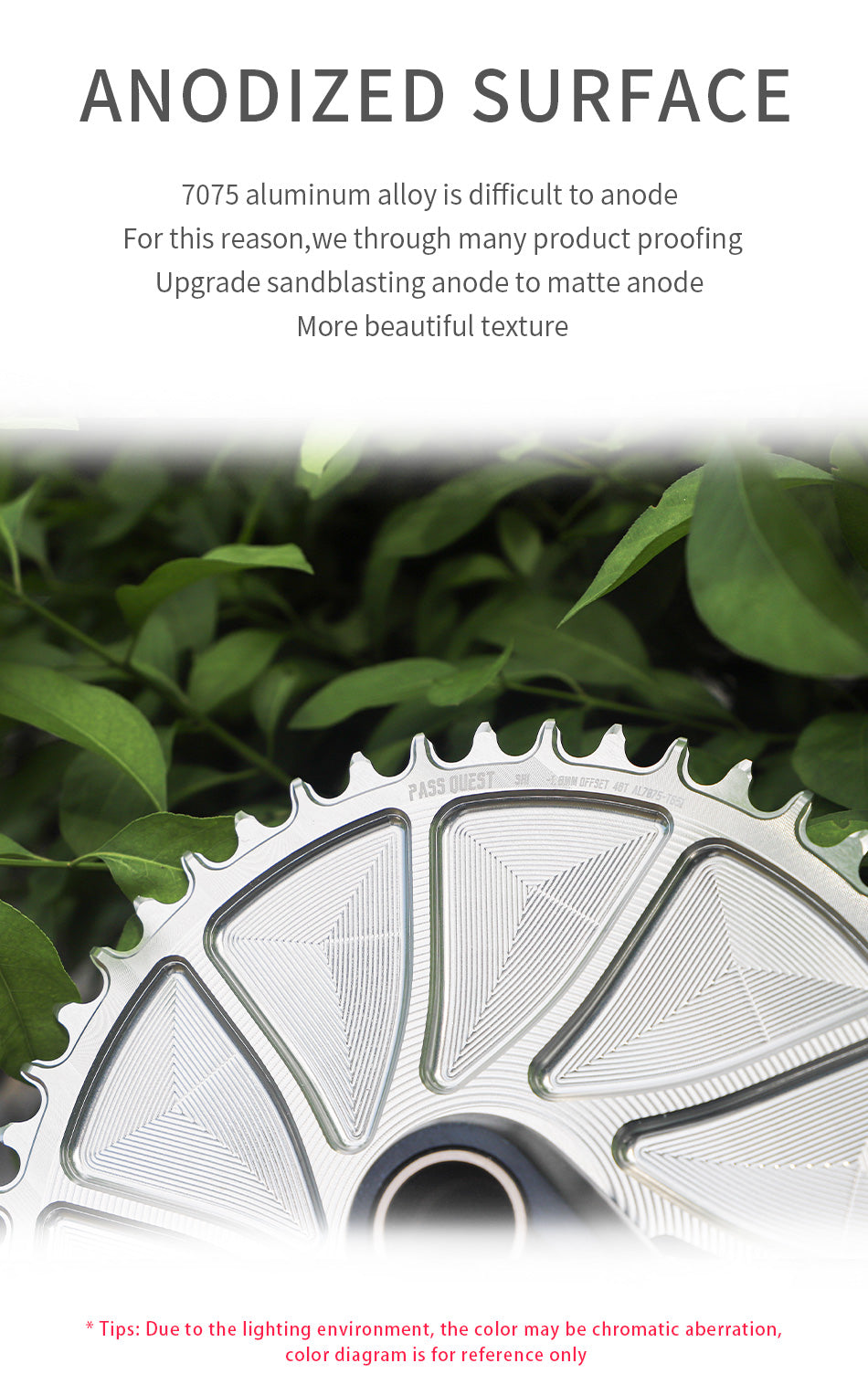 SHIMANO (1.8mm inward/outward offset) GRAVEL/ROAD narrow wide chainring 40-48T