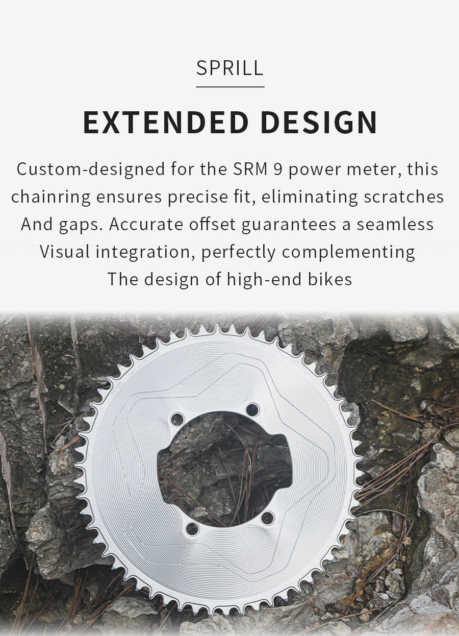 SRAM SRM7 SRM9 110BCD 3mm offset AERO Narrow Wide Chainring 46-58T