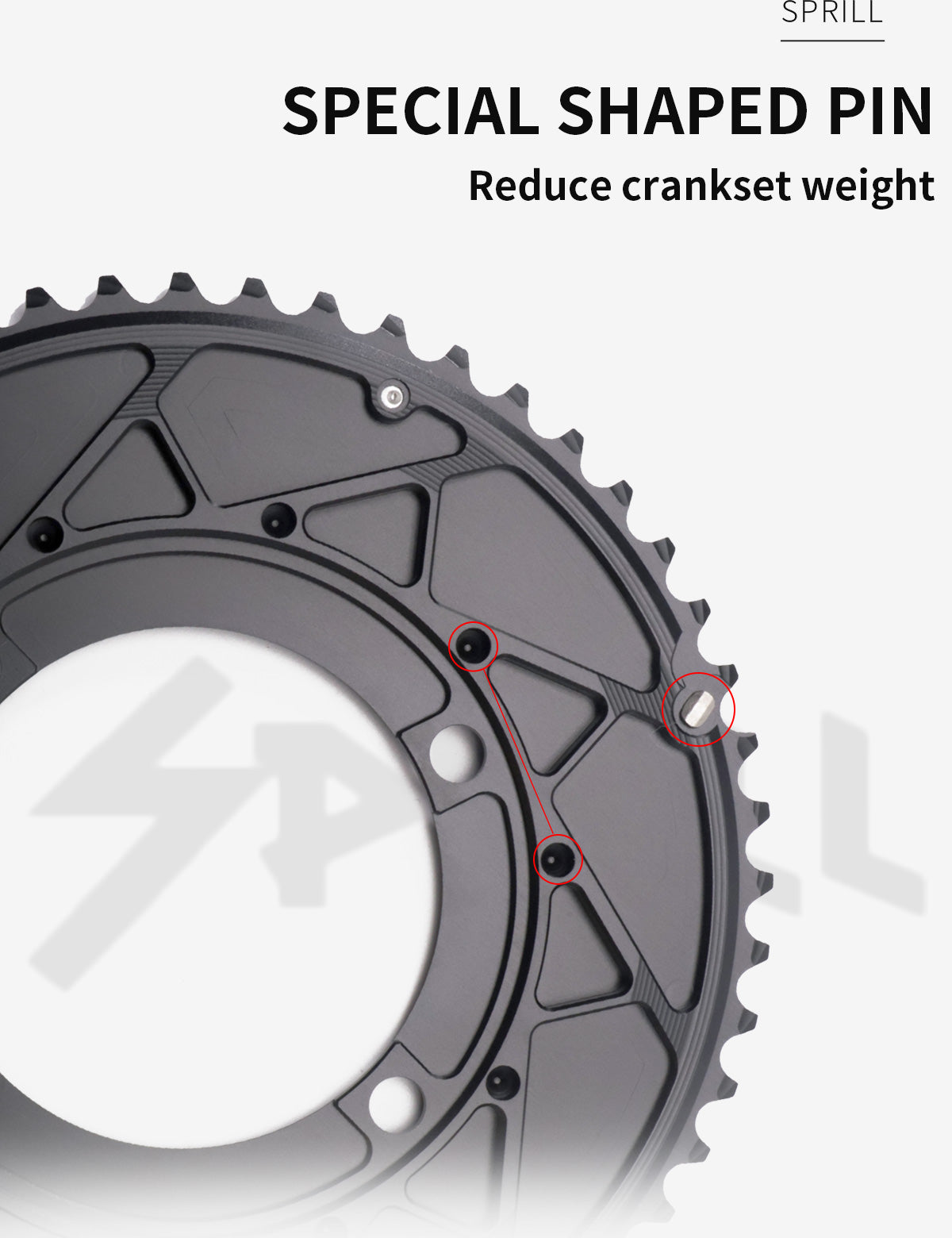 SRAM FORCE 107BCD 2X Sprocket AERO Road bike Gravel bike 12s