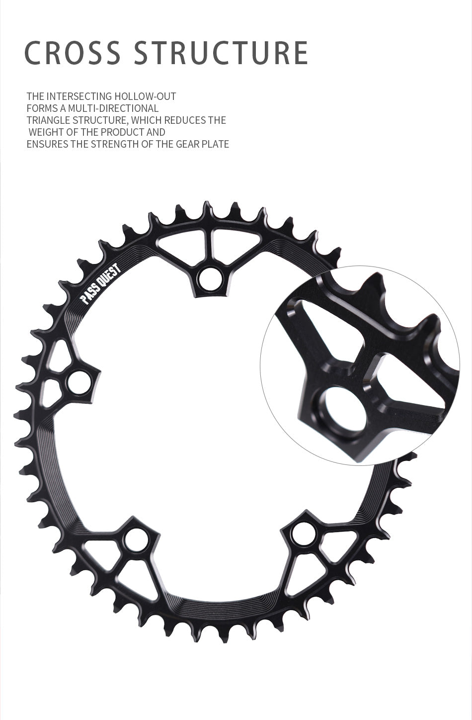 130 BCD (5-bolt) Oval Narrow Wide Chainring
