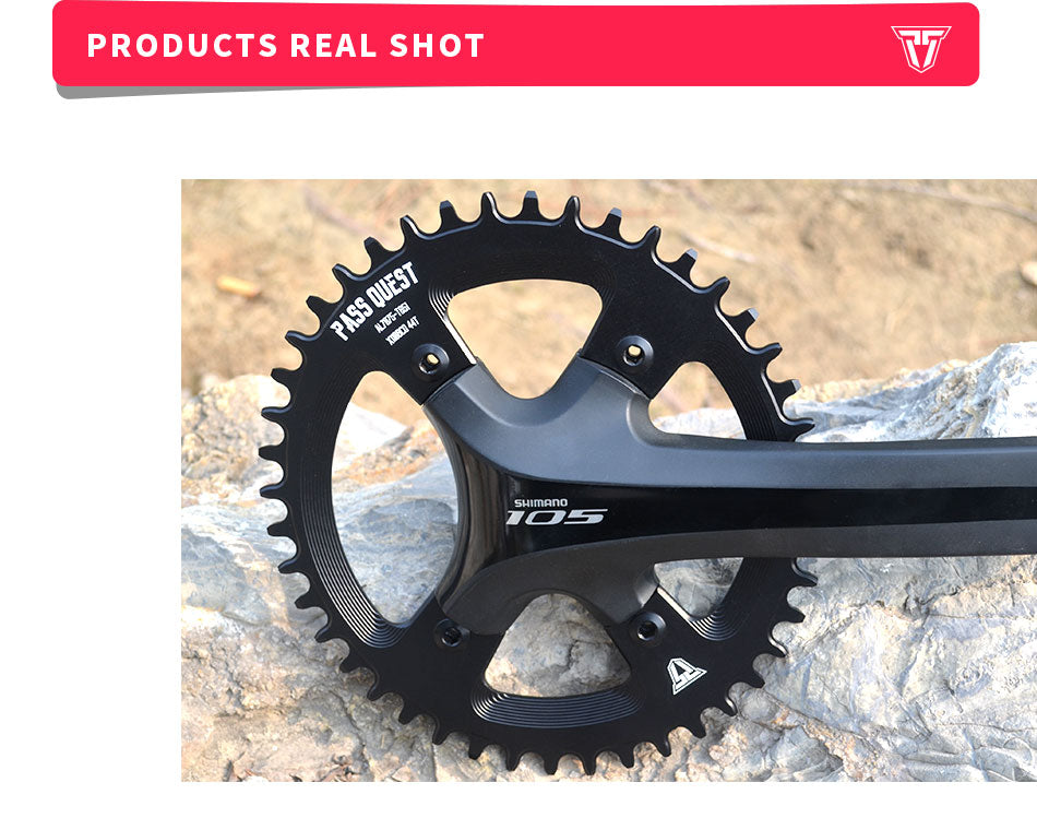 SHIMANO X110 BCD (4-bolt) Oval narrow wide chainring