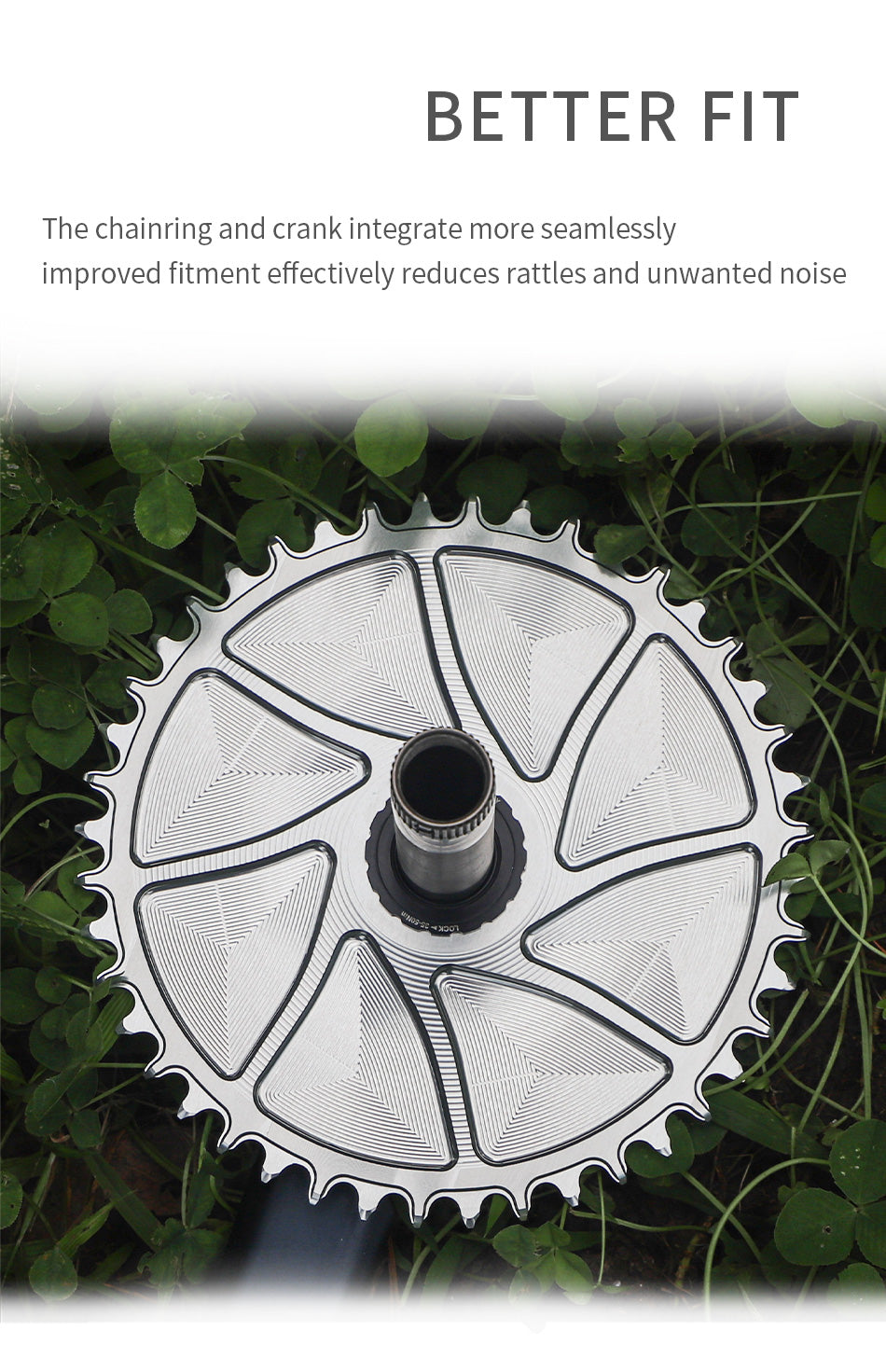 SHIMANO (1.8mm inward/outward offset) GRAVEL/ROAD narrow wide chainring 40-48T