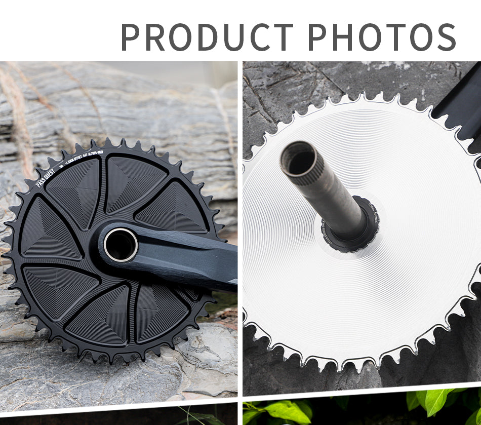 SHIMANO (1.8mm inward/outward offset) GRAVEL/ROAD narrow wide chainring 40-48T