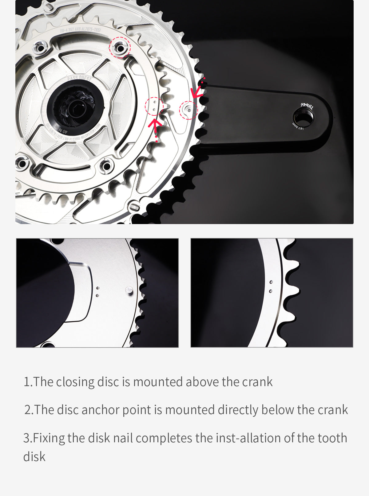 SRAM FORCE 107BCD 2X Sprocket AERO Road bike Gravel bike 12s
