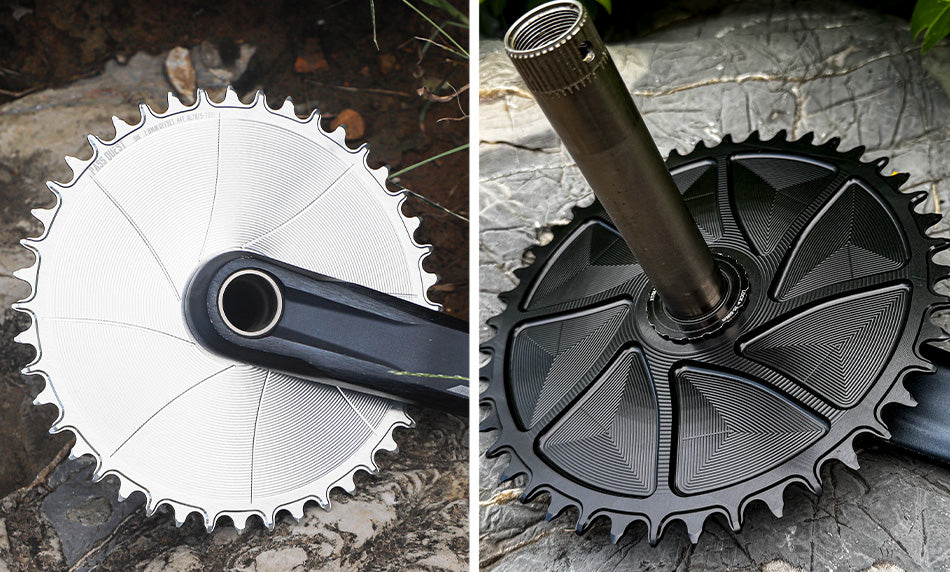 SHIMANO (1.8mm inward/outward offset) GRAVEL/ROAD narrow wide chainring 40-48T