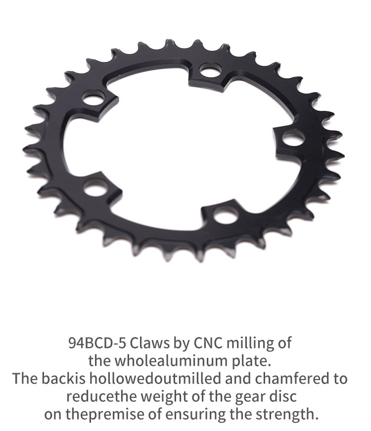 94 BCD (5-bolt) Round Narrow Wide Chainring