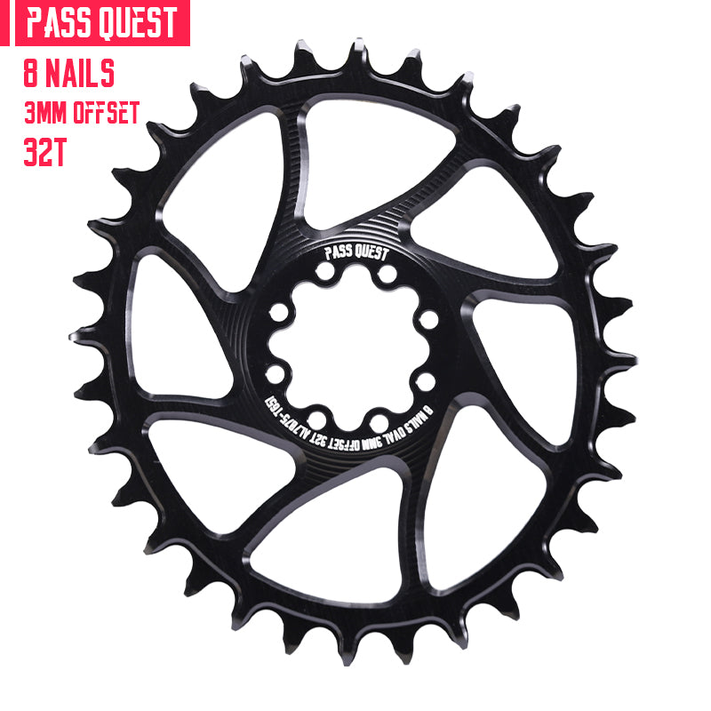 FORCE 8-Peg (3mm offset) Direct Mount Crank Oval XX SL Narrow Wide Chainring