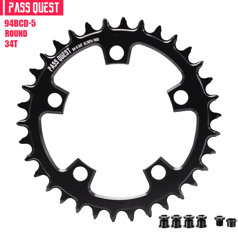 94 BCD (5-bolt) Round Narrow Wide Chainring