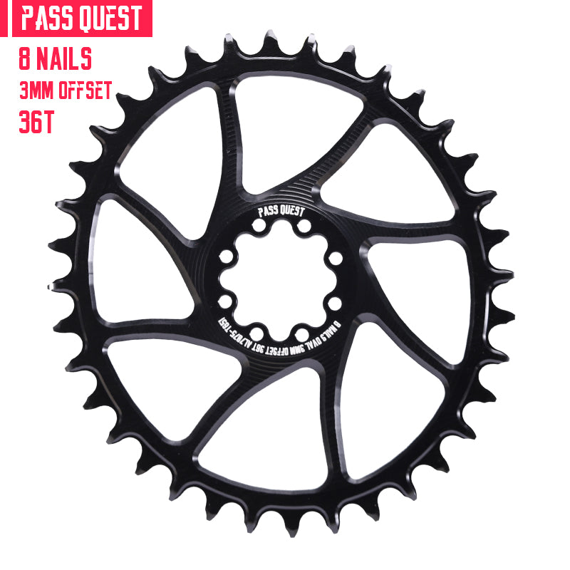 FORCE 8-Peg (3mm offset) Direct Mount Crank Oval XX SL Narrow Wide Chainring