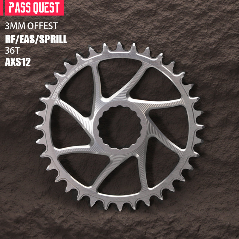 RACE FACE (3mm offset ) AXS Round Narrow Wide Chainring 28-38T