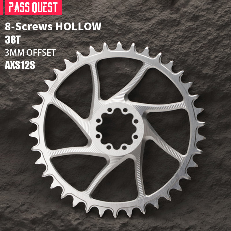 SRAM FORCE 8Nails ( 3mm offset) HOLLOW Mountain XX SL Narrow Wide Chainring 28-38T AXS