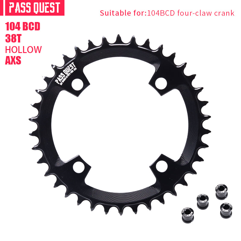 104BCD AXS Round Narrow Wide Chainring
