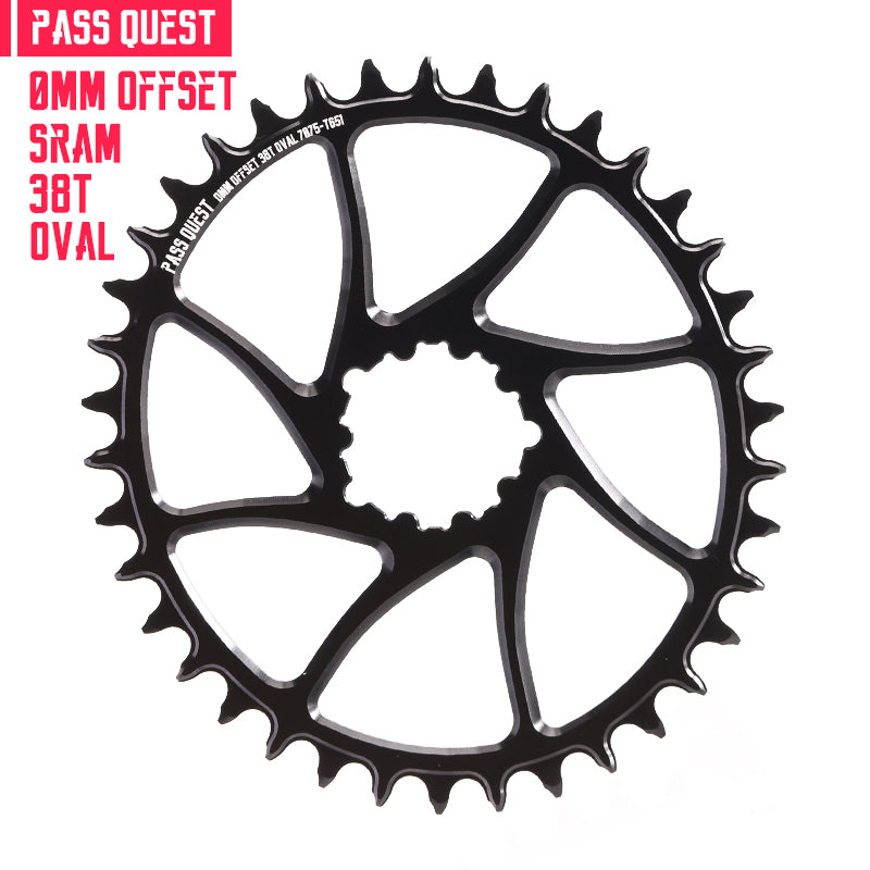 SRAM GXP/DUB (0mm offset) Oval Narrow Wide Chainring