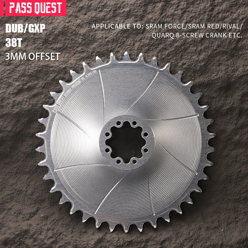 SRAM FORCE 8Nails ( 3mm offset) AERO Mountain XX SL Narrow Wide Chainring 28-38T