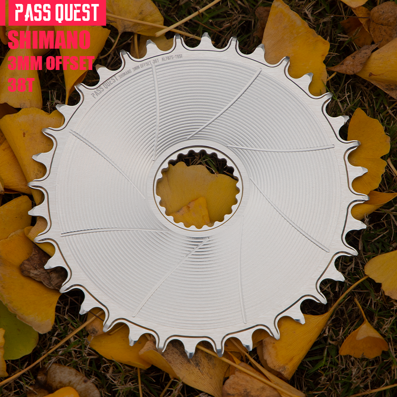 SHIMANO (3mm offset) AERO Round Narrow Wide Chainring