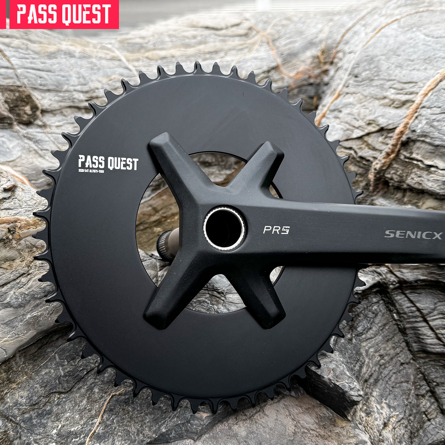 X120BCD (4-bolt AERO) for SENICX PR5 round narrow wide sprockets 38-58T