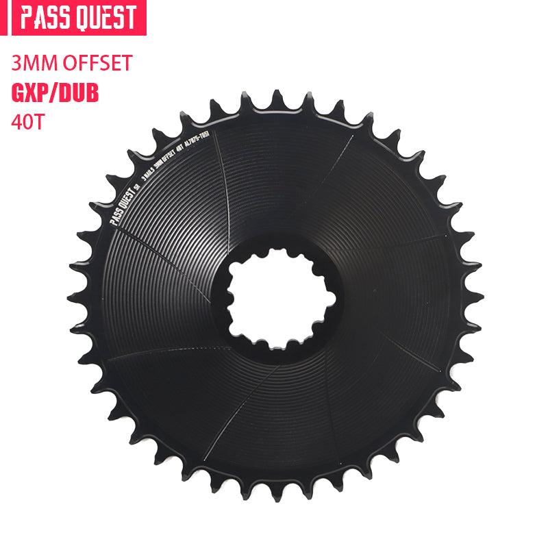 SRAM GXP/DUB ( 3mm offset) GRAVEL/ROAD Narrow Wide Chainring 36-56T /AXS