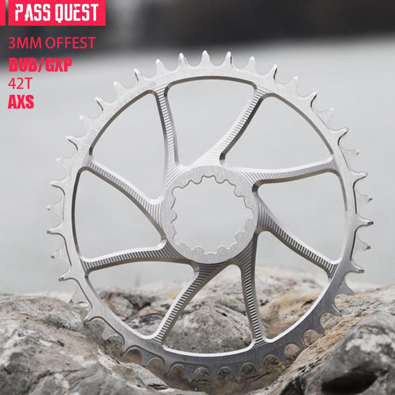SRAM GXP/DUB ( 3mm offset)AXS GRAVEL/ROAD Narrow Wide Chainring 40-54T