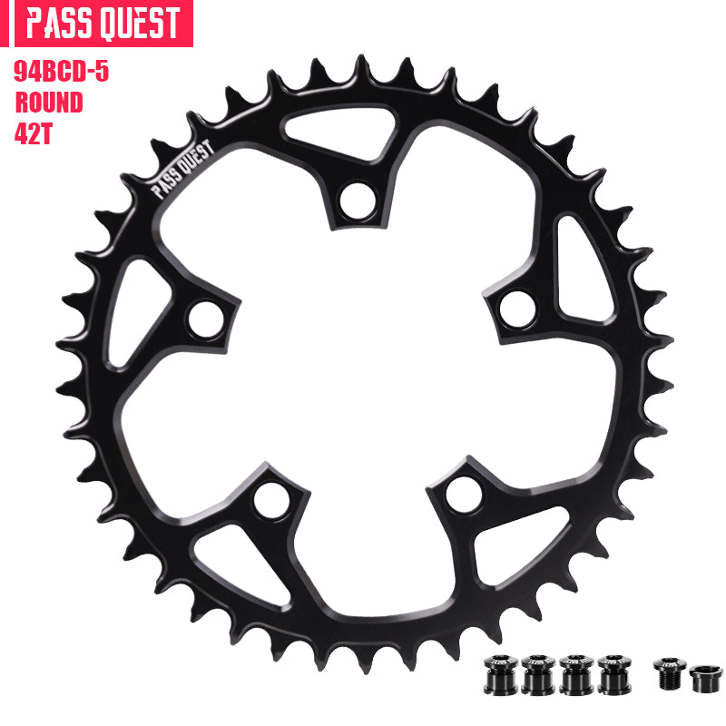 94 BCD (5-bolt) Round Narrow Wide Chainring
