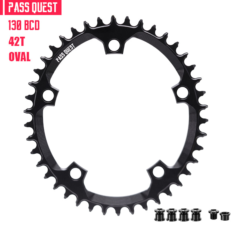 130 BCD (5-bolt) Oval Narrow Wide Chainring