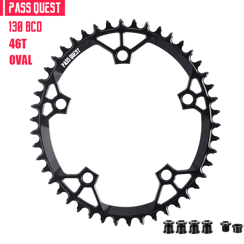 130 BCD (5-bolt) Oval Narrow Wide Chainring