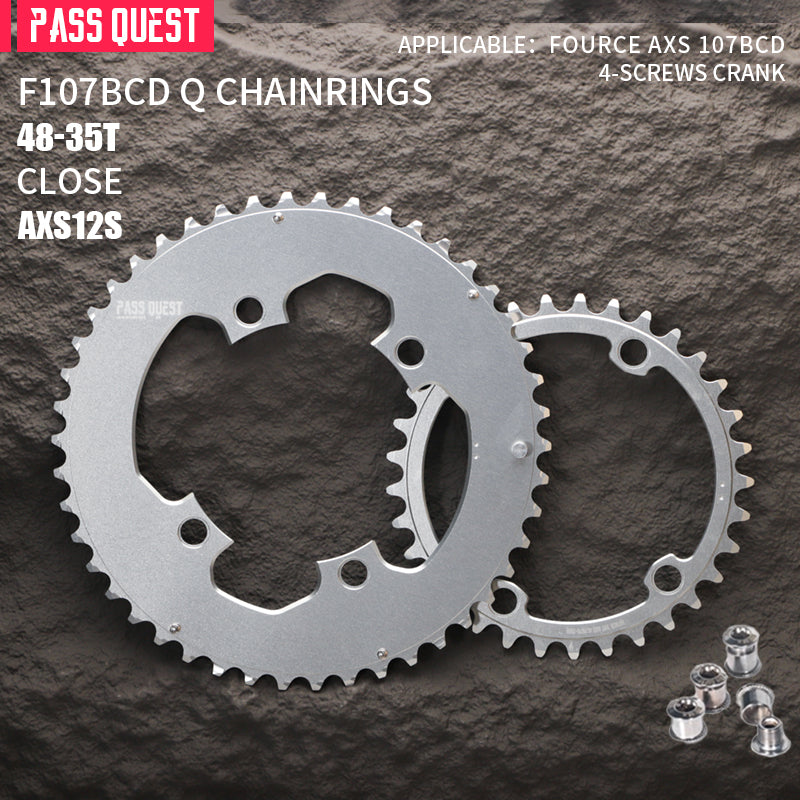 SRAM FORCE 107BCD-Quarq 2X Sprocket AERO Road bike Gravel bike 12s AXS