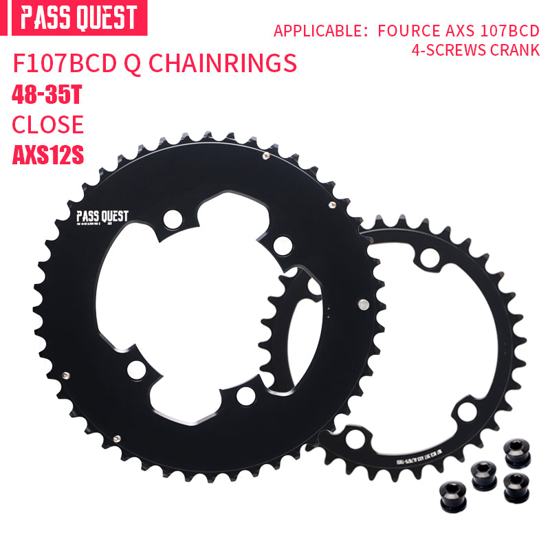 SRAM FORCE 107BCD-Quarq 2X Sprocket AERO Road bike Gravel bike 12s AXS