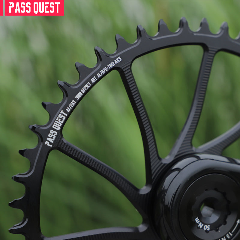 RACE FACE (3mm offset ) AXS Round Narrow Wide Chainring 40-54T