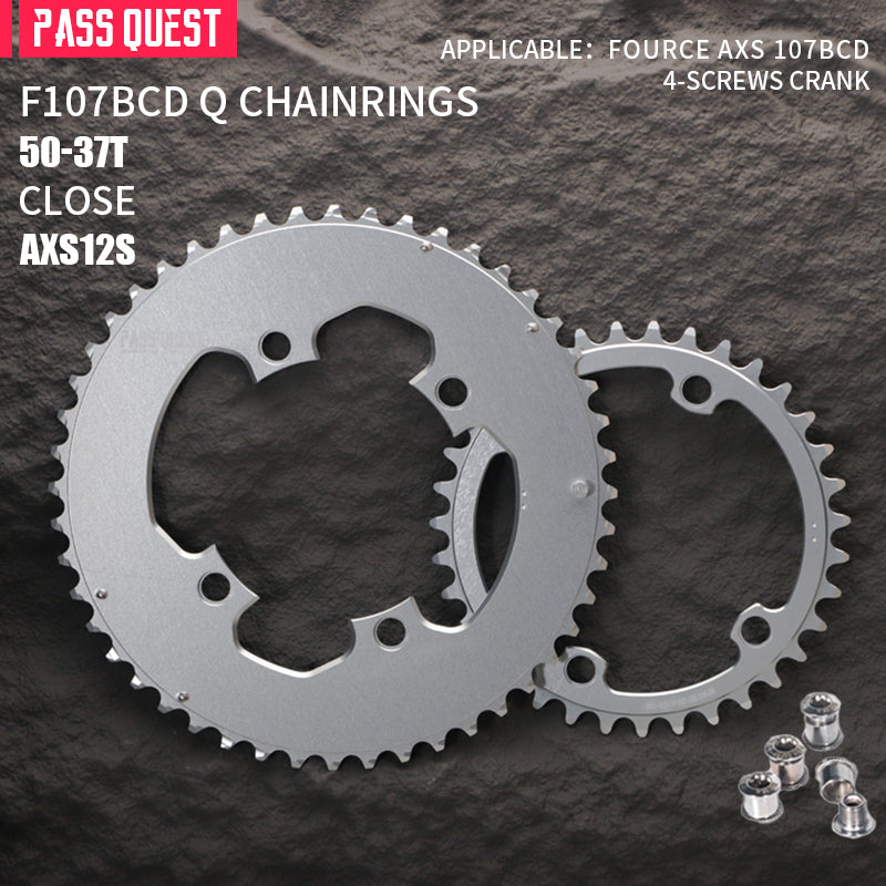 SRAM FORCE 107BCD-Quarq 2X Sprocket AERO Road bike Gravel bike 12s AXS