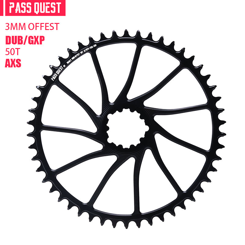SRAM GXP/DUB ( 3mm offset)AXS GRAVEL/ROAD Narrow Wide Chainring 40-54T