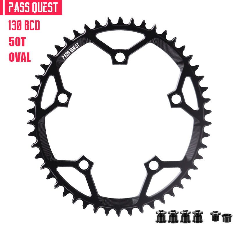 130 BCD (5-bolt) Oval Narrow Wide Chainring