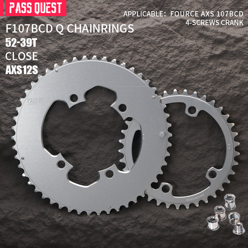 SRAM FORCE 107BCD-Quarq 2X Sprocket AERO Road bike Gravel bike 12s AXS