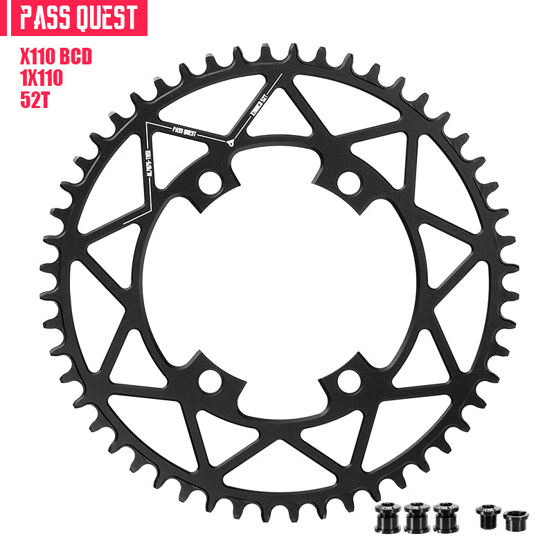 SHIMANO X110BCD (4-bolt ) Round Narrow Wide Chainring