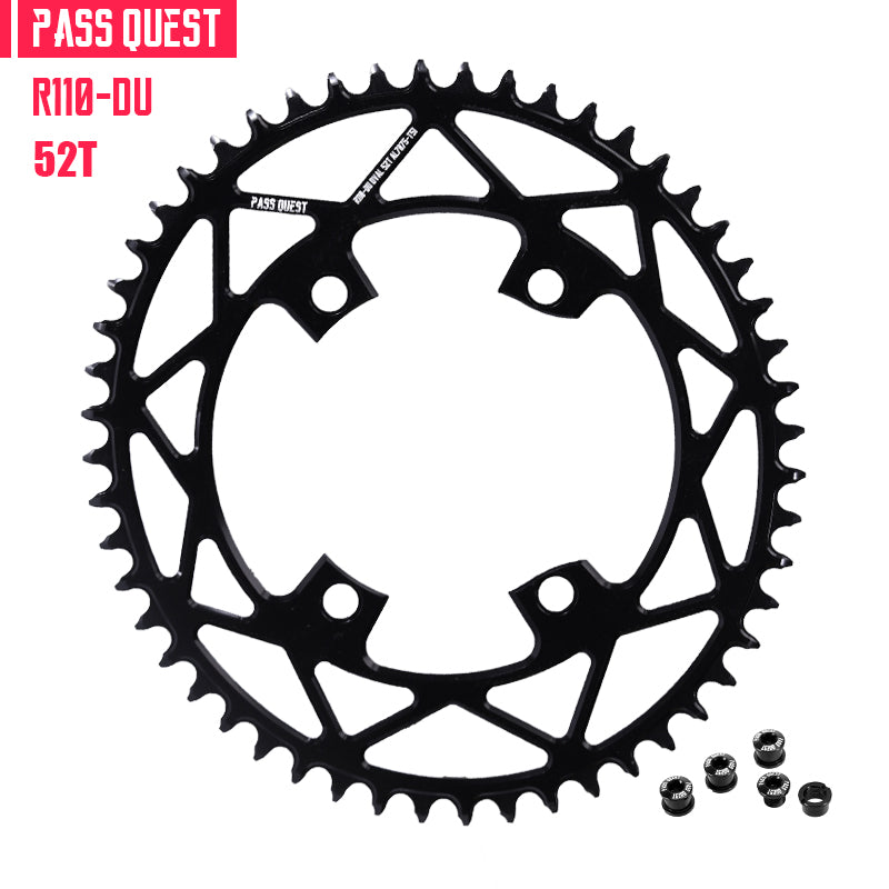 110BCD R92-8100 (4-bolt AERO) Oval Narrow Wide Chainring