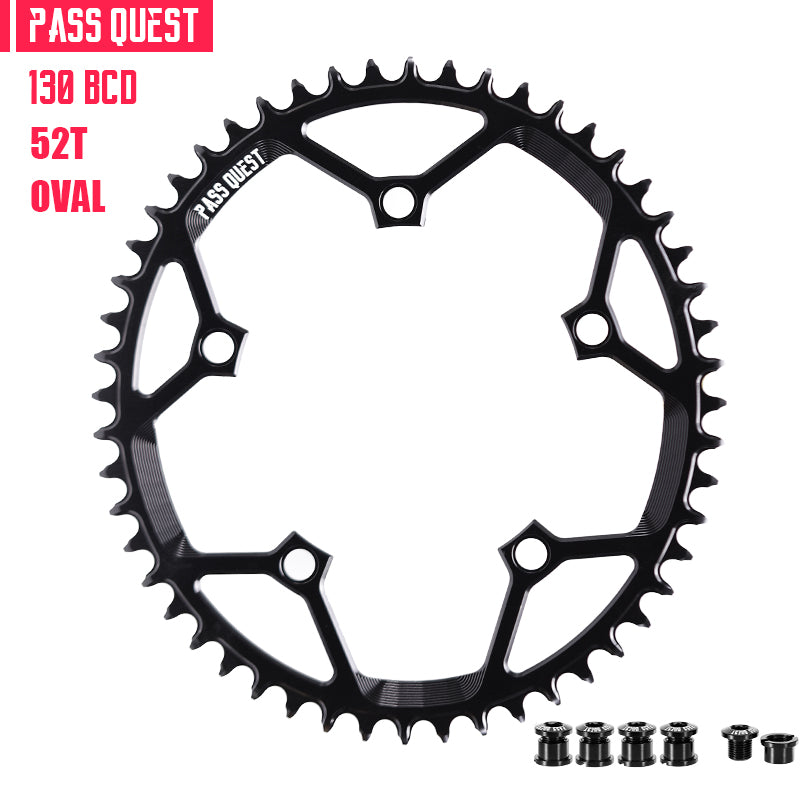 130 BCD (5-bolt) Oval Narrow Wide Chainring