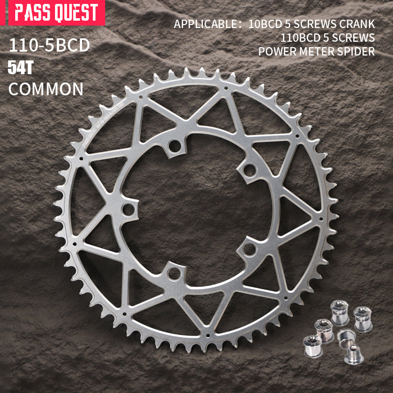 110BCD (5-bolt Hollow) Round Road Bike Narrow Wide Chainring