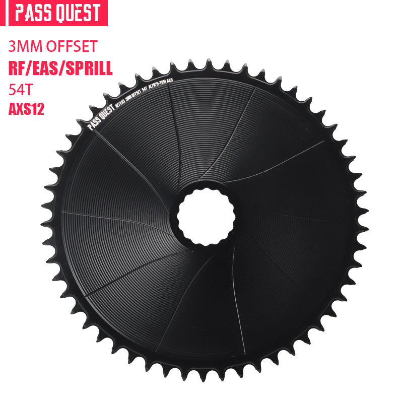 RACE FACE (3mm offset ) AXS AERO Round Narrow Wide Chainring 40-56T