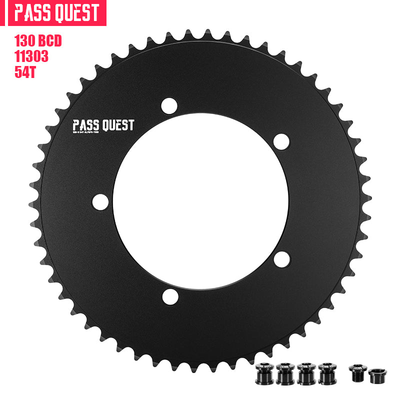 130 BCD (5-bolt AERO) Round Track Chainring Fixed Gear