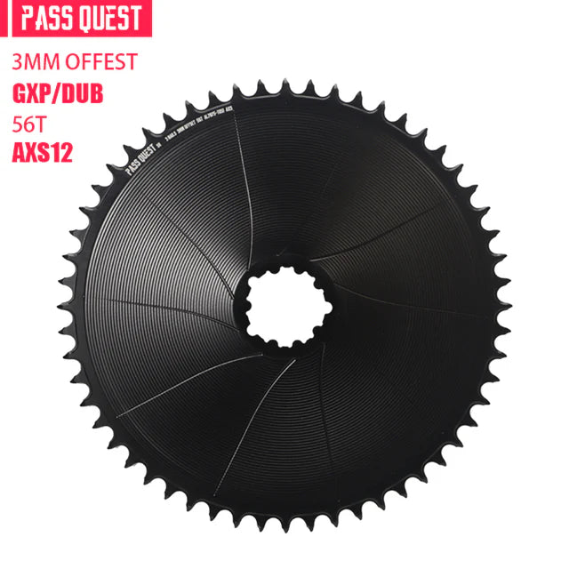 SRAM GXP/DUB ( 3mm offset) GRAVEL/ROAD Narrow Wide Chainring 36-56T /AXS