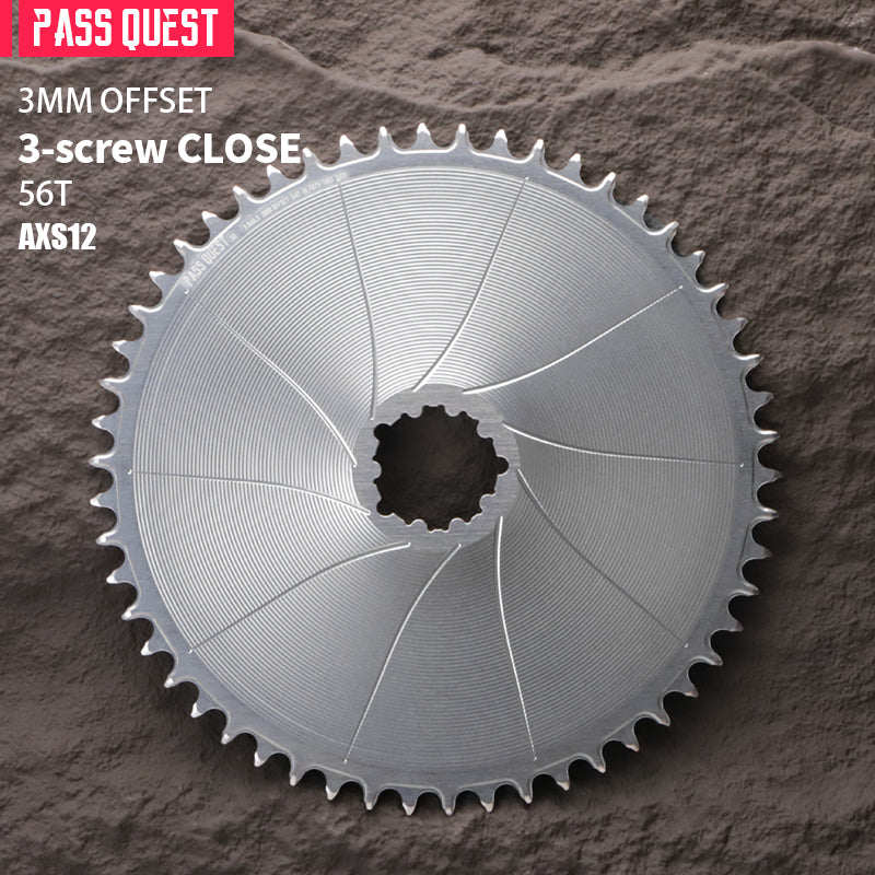 SRAM GXP/DUB ( 3mm offset) GRAVEL/ROAD Narrow Wide Chainring 40-56T AXS