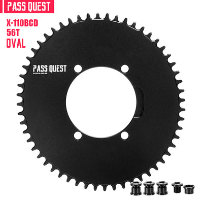 SHIMANO X110BCD (4-bolt AERO) Oval Narrow Wide Chainring
