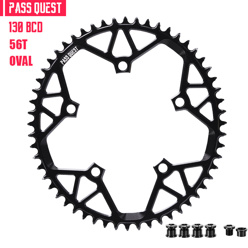 130 BCD (5-bolt) Oval Narrow Wide Chainring