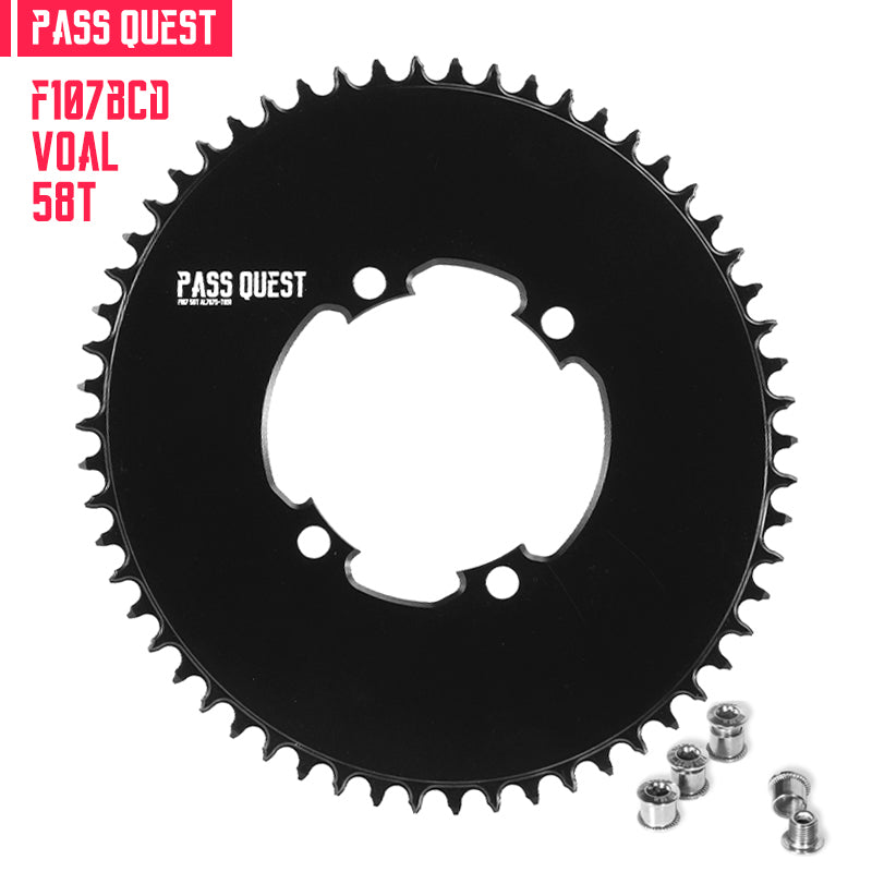 SRAM FORCE 107BCD Oval AERO Narrow Wide Chainring