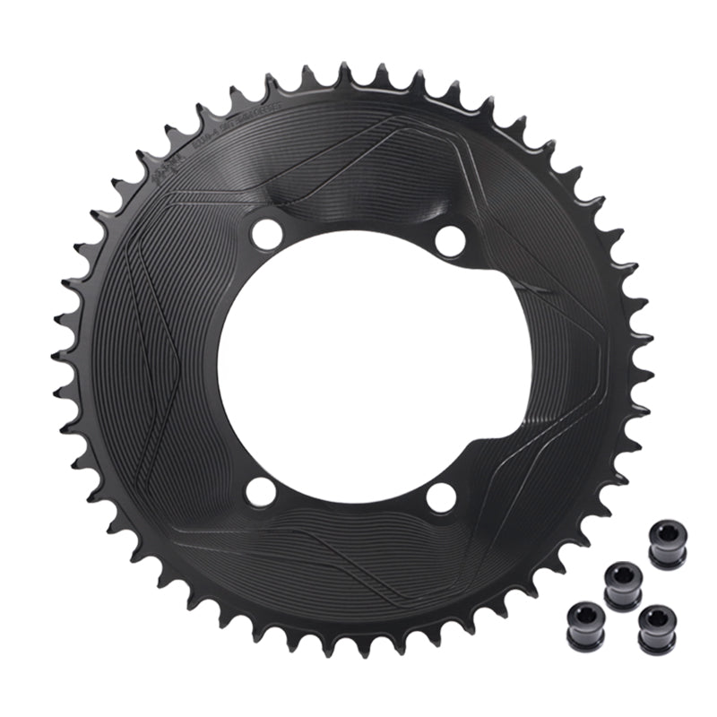 PASS QUEST SPRILL R800 R7000 3mm offset (4-bolt AERO) Round Narrow Wide Chainring